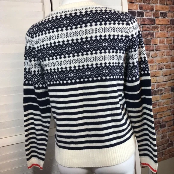 🍀🌸 J.Crew Factory Stripes sweater 🌸🍀 - Picture 4 of 13